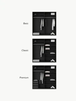 Modulaire draaideurkast Leon, 200 cm breed, diverse varianten