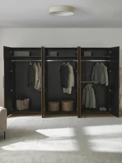 Modulaire draaideurkast Simone, 300 cm breed, diverse varianten