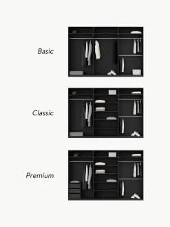 Modulaire draaideurkast Simone, 300 cm breed, diverse varianten