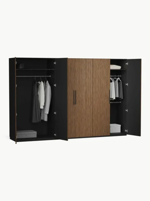 Modulaire draaideurkast Simone, 300 cm breed, diverse varianten