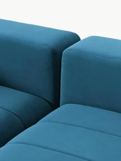 Modulaire fluwelen bank Lena (3-zits)