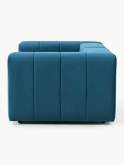 Modulaire fluwelen bank Lena (3-zits)