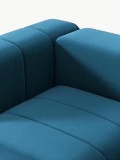 Modulaire fluwelen bank Lena (3-zits)