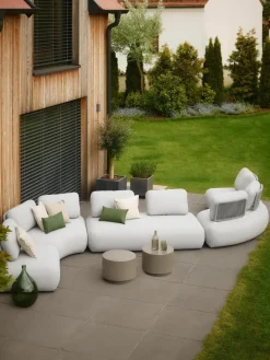 Modulaire halve maan tuinbank Olala
