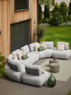 Modulaire halve maan tuinbank Olala