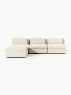 Modulaire hoekbank Felix met poef