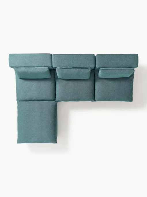 Modulaire hoekbank Felix met poef