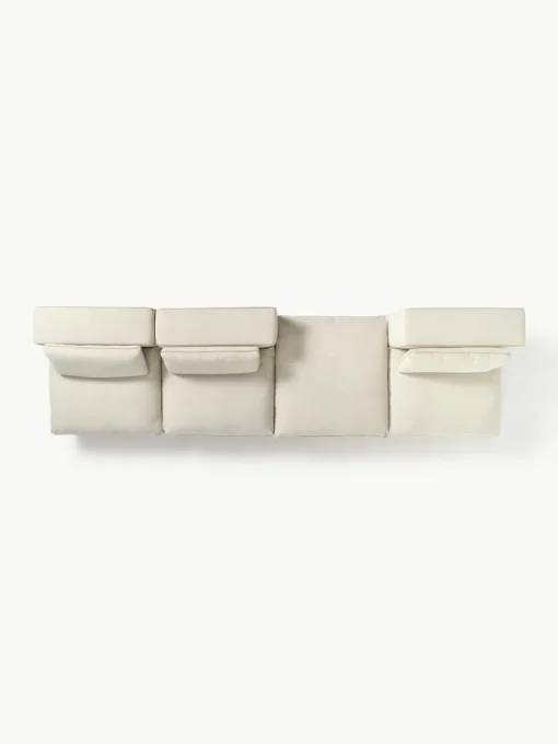 Modulaire hoekbank Felix met poef