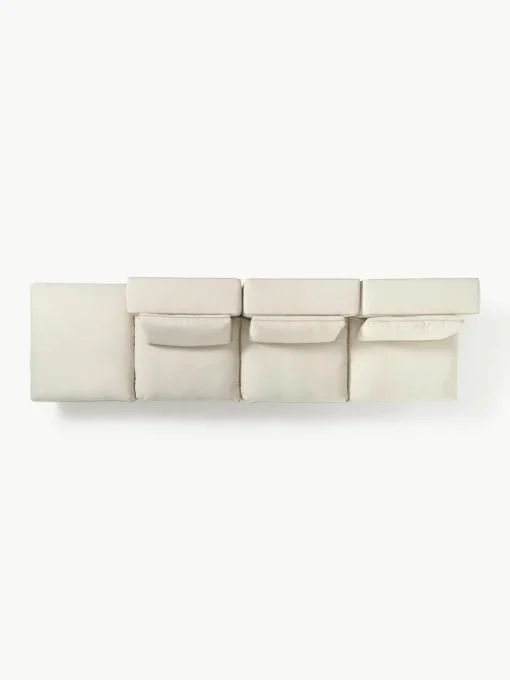 Modulaire hoekbank Felix met poef
