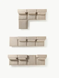 Modulaire hoekbank Felix met poef
