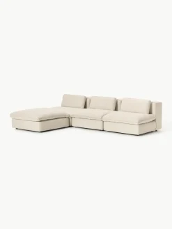 Modulaire hoekbank Felix met poef