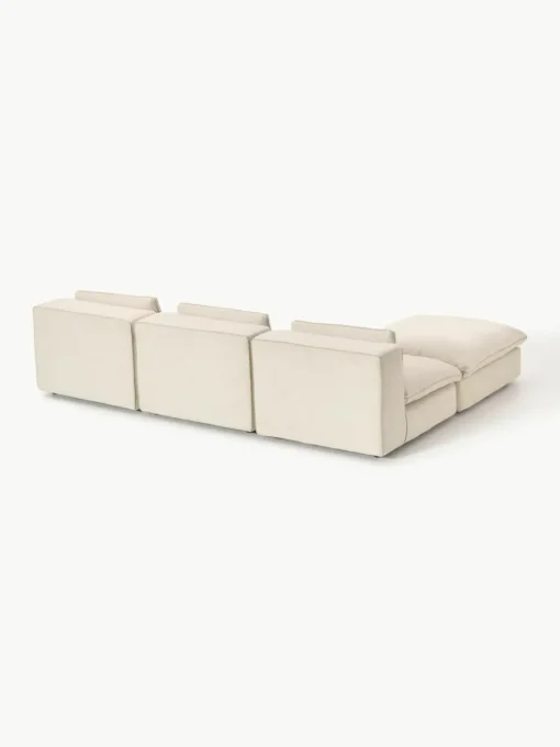Modulaire hoekbank Felix met poef