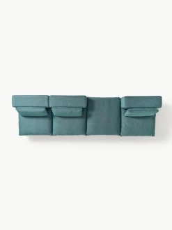Modulaire hoekbank Felix met poef