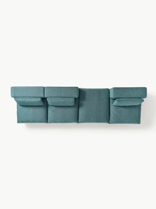 Modulaire hoekbank Felix met poef