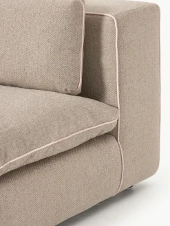 Modulaire hoekbank Felix met poef