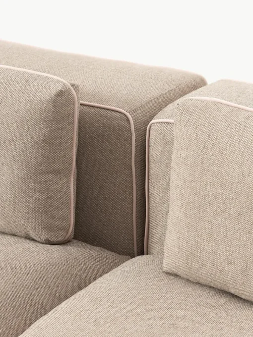 Modulaire hoekbank Felix met poef