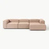 Modulaire hoekbank Lennon van linnenmix