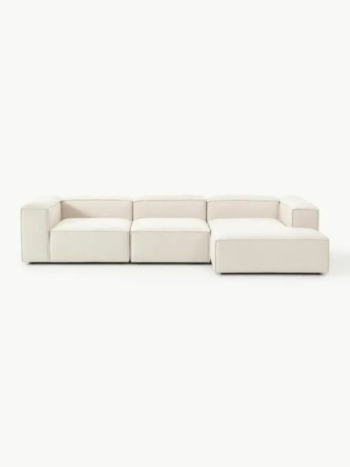 Modulaire hoekbank Lennon van linnenmix