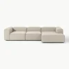 Modulaire hoekbank Lennon van linnenmix