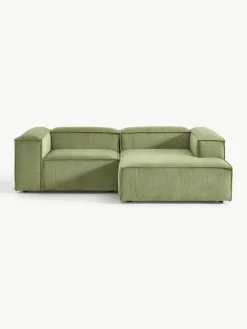 Modulaire hoekbank Lennon van corduroy