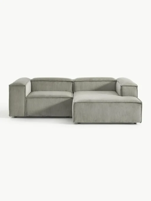 Modulaire hoekbank Lennon van corduroy