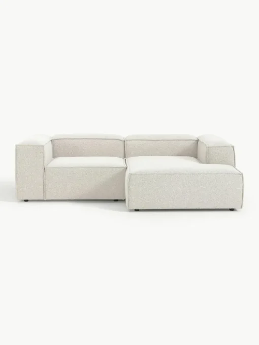 Modulaire hoekbank Lennon uit bouclé