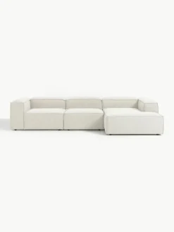 Modulaire hoekbank Lennon uit bouclé