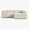 Modulaire hoekbank Lennon van corduroy