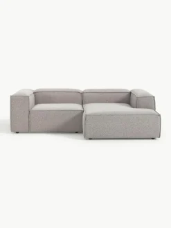 Modulaire hoekbank Lennon uit bouclé