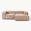 Modulaire hoekbank Lennon van linnenmix