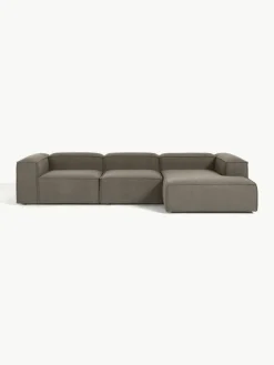 Modulaire hoekbank Lennon uit bouclé