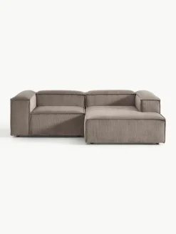 Modulaire hoekbank Lennon van corduroy