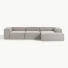 Modulaire hoekbank Lennon uit bouclé