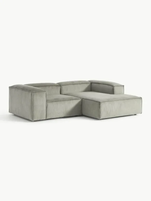 Modulaire hoekbank Lennon van corduroy