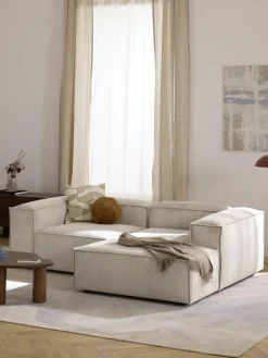 Modulaire hoekbank Lennon van corduroy