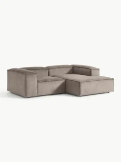 Modulaire hoekbank Lennon van corduroy