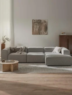 Modulaire hoekbank Lennon uit bouclé