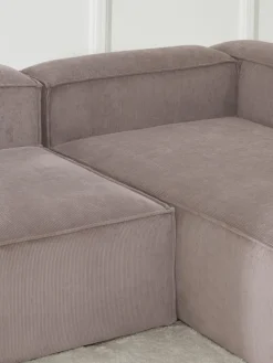 Modulaire hoekbank Lennon van corduroy