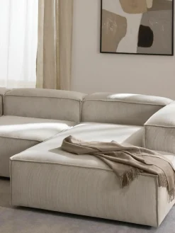 Modulaire hoekbank Lennon van corduroy