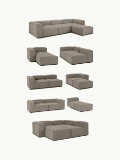 Modulaire hoekbank Lennon uit bouclé