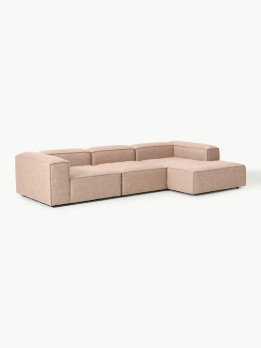Modulaire hoekbank Lennon van linnenmix