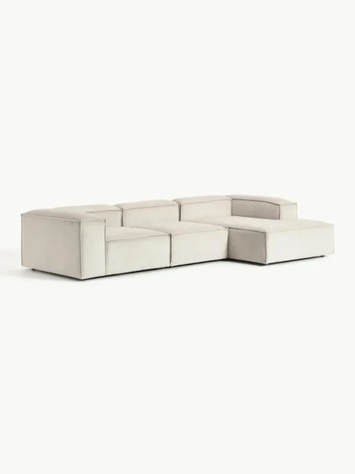 Modulaire hoekbank Lennon van corduroy