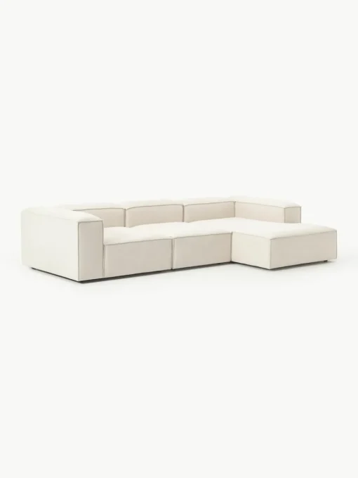 Modulaire hoekbank Lennon van linnenmix