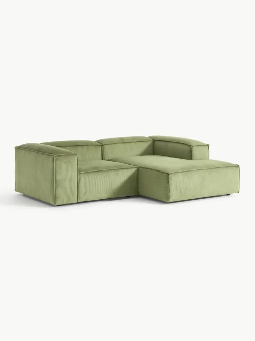 Modulaire hoekbank Lennon van corduroy