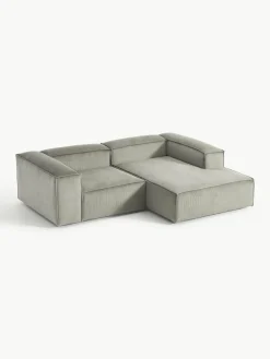 Modulaire hoekbank Lennon van corduroy