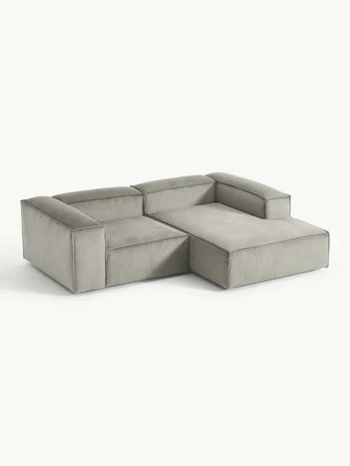 Modulaire hoekbank Lennon van corduroy