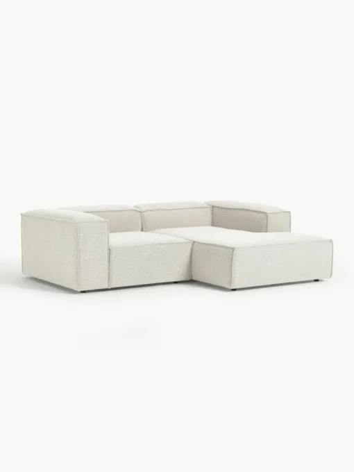 Modulaire hoekbank Lennon uit bouclé