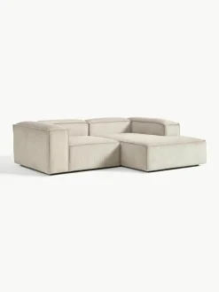 Modulaire hoekbank Lennon van corduroy
