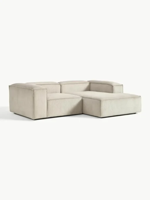 Modulaire hoekbank Lennon van corduroy