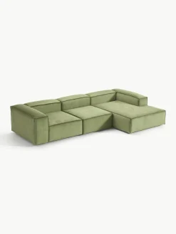 Modulaire hoekbank Lennon van corduroy